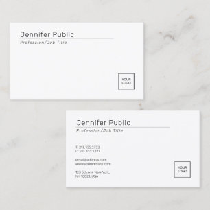 Upload Your Own Company Logo Custom Template Business Card