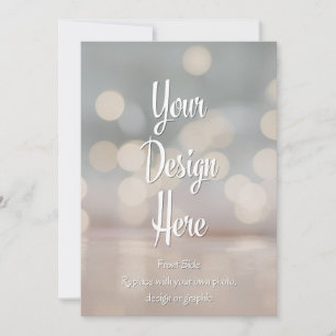 Upload Your Own Design Custom Invitation