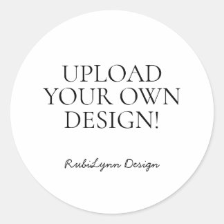 Upload your own design, custom sticker printing