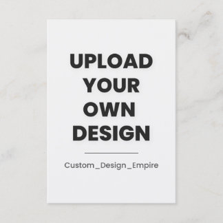 Upload Your Own Design Here | Custom Announcement