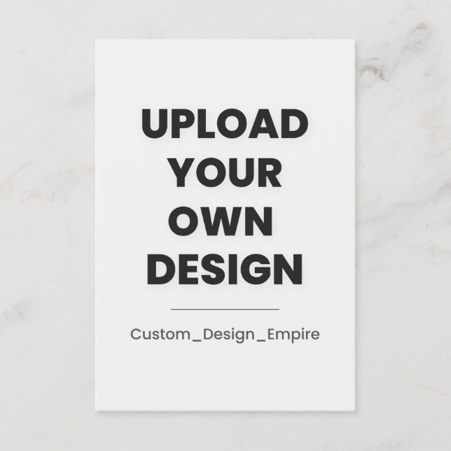 Upload Your Own Design Here | Custom Announcement (Front)