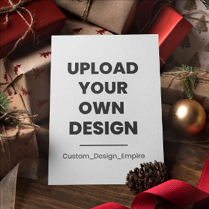 Upload Your Own Design Here   Custom  Holiday Card