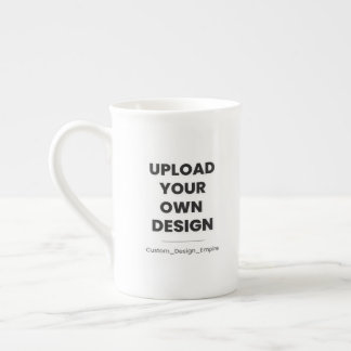 Upload Your Own Design Here | Custom Template Bone China Mug