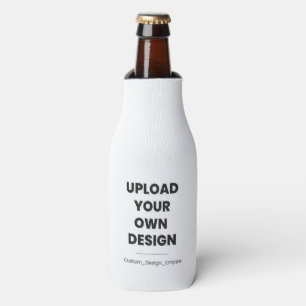 Upload Your Own Design Here   Custom Template Bottle Cooler