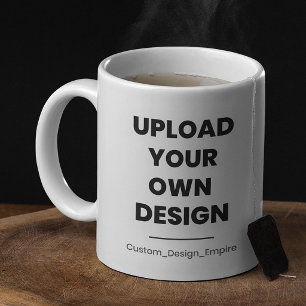 Upload Your Own Design Here Custom Template Coffee Mug