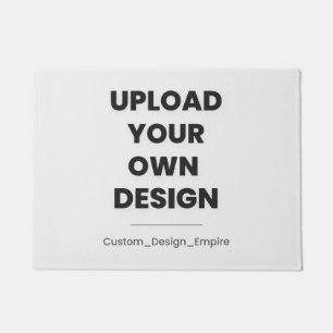 Upload Your Own Design Here   Custom Template Doormat