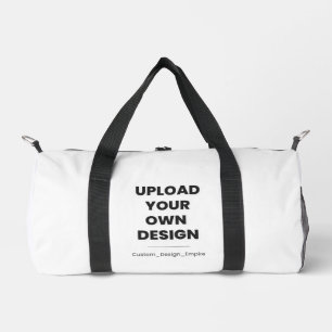 Upload Your Own Design Here   Custom Template Duffle Bag
