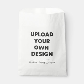 Upload Your Own Design Here | Custom Template Favour Bags