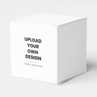 Upload Your Own Design Here | Custom Template Favour Box