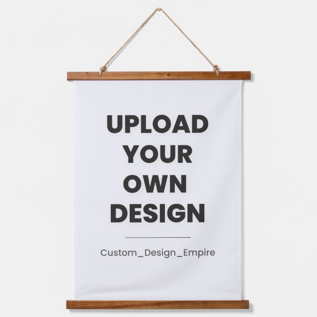 Upload Your Own Design Here | Custom Template Hanging Tapestry (Front)