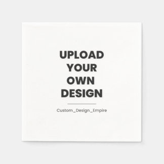 Upload Your Own Design Here | Custom Template Napkin