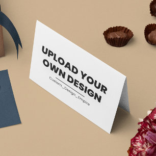 Upload Your Own Design Here Custom Template Place Card