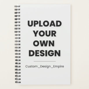 Upload Your Own Design Here   Custom Template Planner