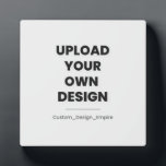 Upload Your Own Design Here | Custom Template Plaque<br><div class="desc">Transform your ideas into reality ✨ Upload your own design, photo, or logo and create something truly one-of-a-kind! Whether it’s a gift, branding item, or personal artwork—this custom template lets you bring your vision to life instantly. 🎨📸 Just upload → adjust → order. Fast, easy, and made exactly your way....</div>