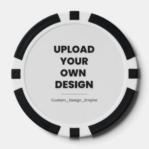 Upload Your Own Design Here   Custom Template Poker Chips