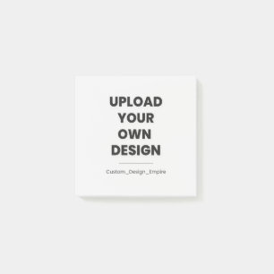 Upload Your Own Design Here   Custom Template Post-it Notes