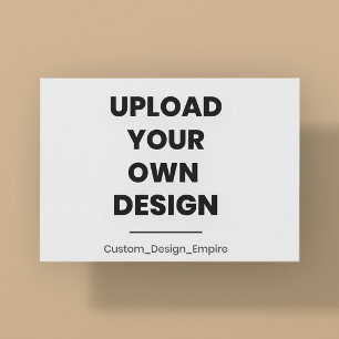 Upload Your Own Design Here Custom Template Postcard