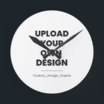 Upload Your Own Design Here | Custom Template Round Clock<br><div class="desc">Transform your ideas into reality ✨ Upload your own design, photo, or logo and create something truly one-of-a-kind! Whether it’s a gift, branding item, or personal artwork—this custom template lets you bring your vision to life instantly. 🎨📸 Just upload → adjust → order. Fast, easy, and made exactly your way....</div>