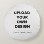 Upload Your Own Design Here | Custom Template Round Cushion<br><div class="desc">Transform your ideas into reality ✨ Upload your own design, photo, or logo and create something truly one-of-a-kind! Whether it’s a gift, branding item, or personal artwork—this custom template lets you bring your vision to life instantly. 🎨📸 Just upload → adjust → order. Fast, easy, and made exactly your way....</div>