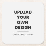 Upload Your Own Design Here | Custom Template Square Paper Coaster<br><div class="desc">Transform your ideas into reality ✨ Upload your own design, photo, or logo and create something truly one-of-a-kind! Whether it’s a gift, branding item, or personal artwork—this custom template lets you bring your vision to life instantly. 🎨📸 Just upload → adjust → order. Fast, easy, and made exactly your way....</div>