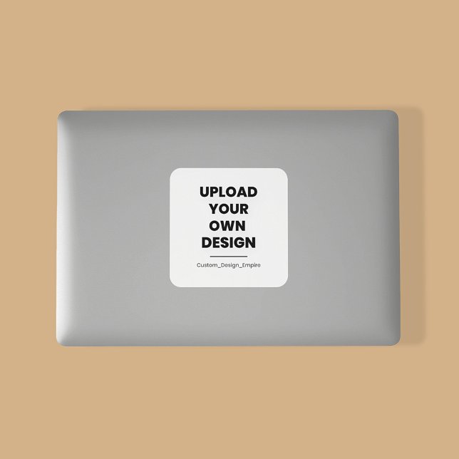 Upload Your Own Design Here | Custom Template Square Sticker (Creator Uploaded)