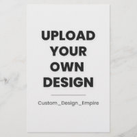 Upload Your Own Design Here | Custom Template