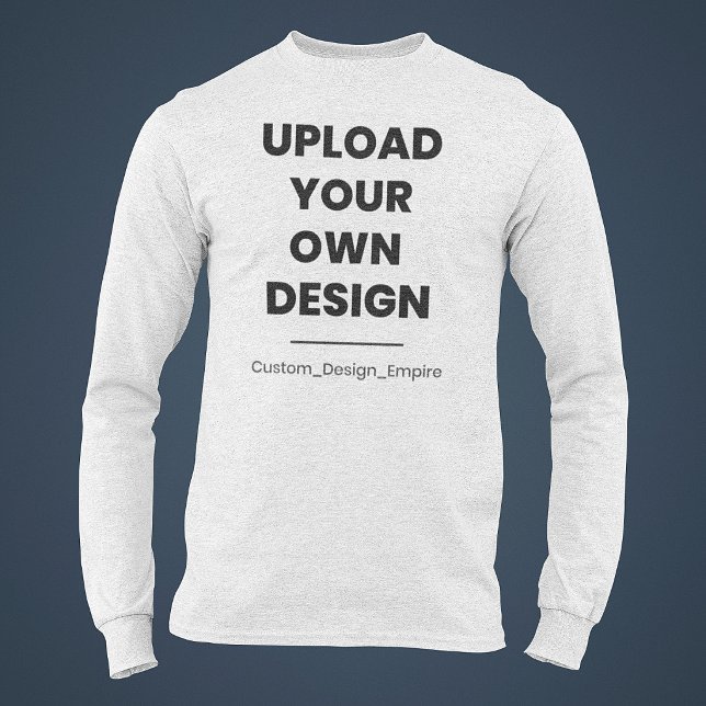 Upload Your Own Design Here | Custom Template T-Shirt (Creator Uploaded)