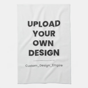 Upload Your Own Design Here   Custom Template Tea Towel
