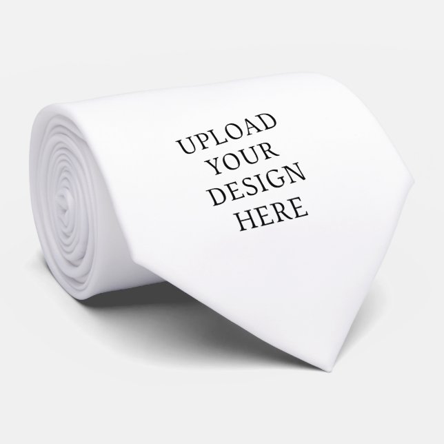 Upload Your Own Design Here | Custom Template Tie (Rolled)