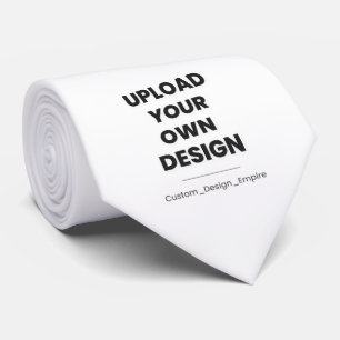 Upload Your Own Design Here   Custom Template Tie