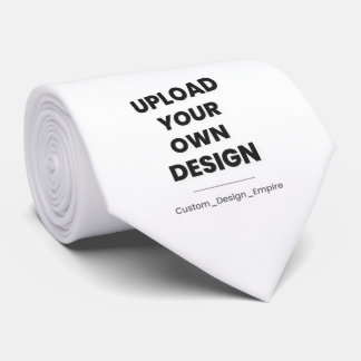 Upload Your Own Design Here | Custom Template Tie