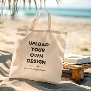 Upload Your Own Design Here Custom Template Tote Bag