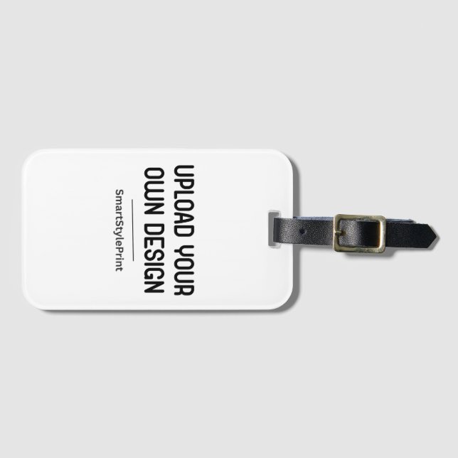 Upload Your Own Design | Personalised Luggage Tag (Front Horizontal)