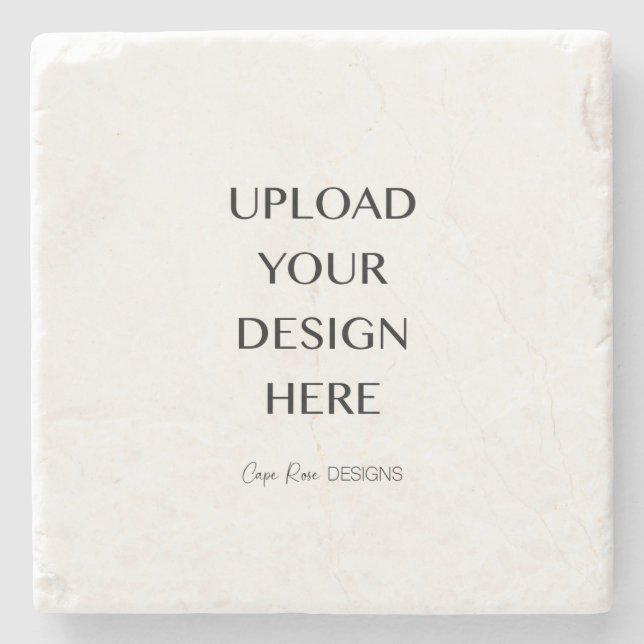 Upload Your Own Design  Stone Coaster (Front)