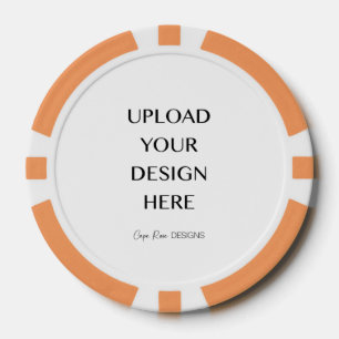 Upload Your Own Design Tiled Mug Poker Chips