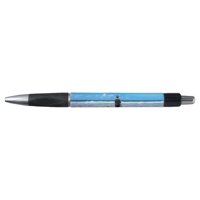 Upload Your Own Pet Photo Pen Gift Add Custom Text (Front)