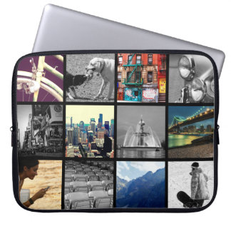 Upload-Your-Own-Photo Collage Laptop Sleeve