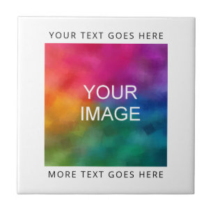 Upload Your Own Photo Image Logo Add Text Tile