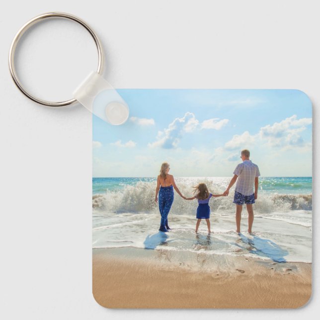 Upload Your Own Photo Keychain (Front)