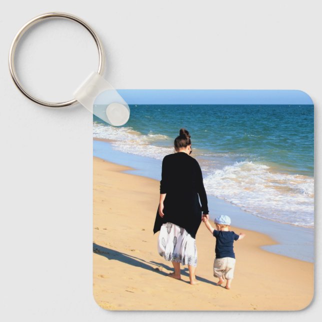 Upload Your own Photo Keychain Personalised Gift (Front)