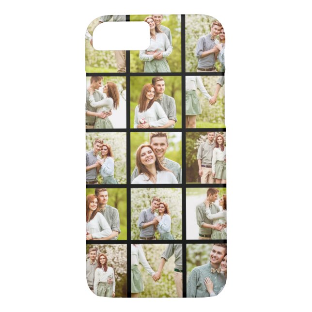 Upload Your Own Photos | Custom Photo Collage Case-Mate iPhone Case (Back)