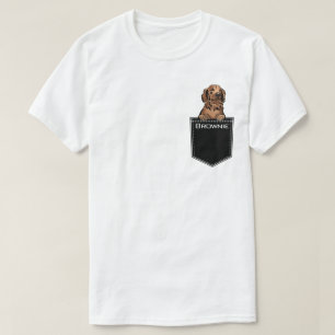 Upload Your Pet Name Custom Golden Retriever T-Shirt