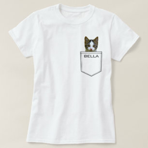 Upload Your Pet Photo and Pet's Name Custom T-Shirt
