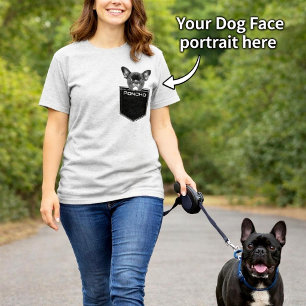 Upload Your Pet Photo Face and Name Customised T-Shirt