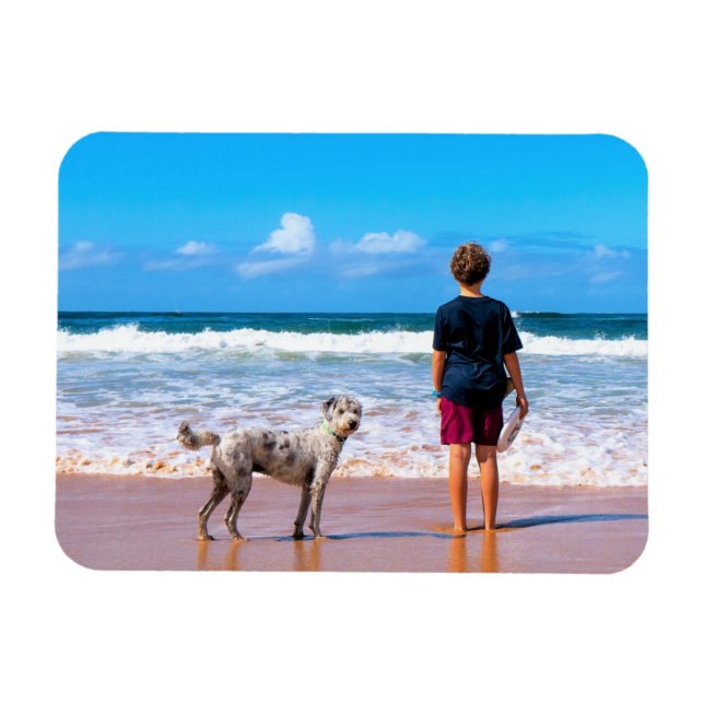 Upload Your Pet Photo Magnet Personalised Gift (Horizontal)