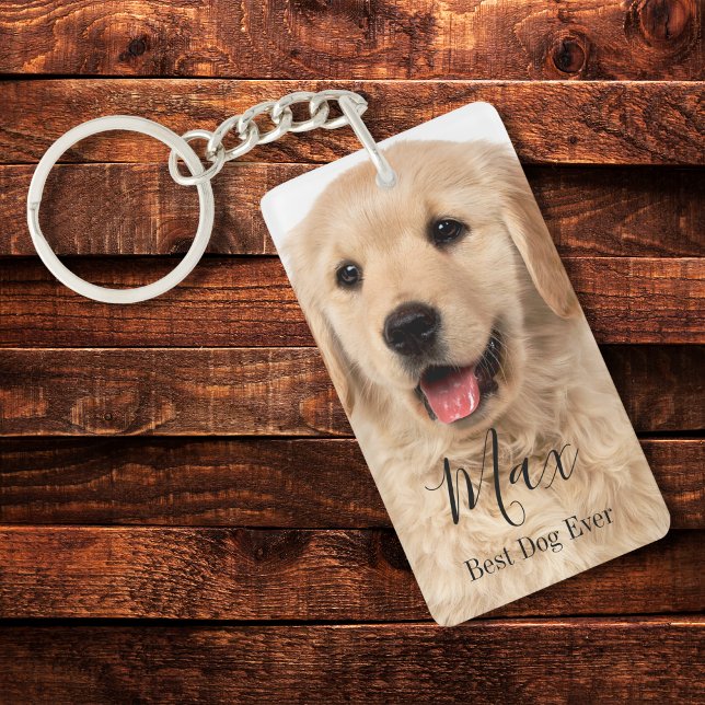 Upload Your Pet Photo Personalized Key Ring (Creator Uploaded)