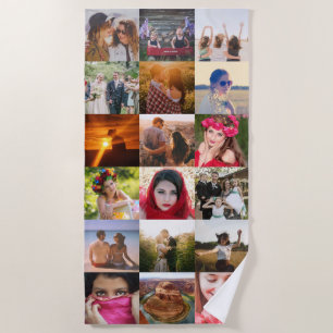 Upload your photo beach towel