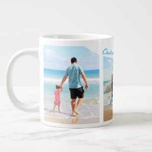 Upload Your Photo Collage Coffee Mug Gift Add Text