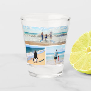 Upload Your Photo Collage Shot Glass Gift