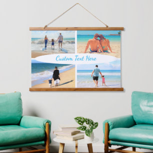 Upload Your Photo Collage Tapestry Gift Add Text